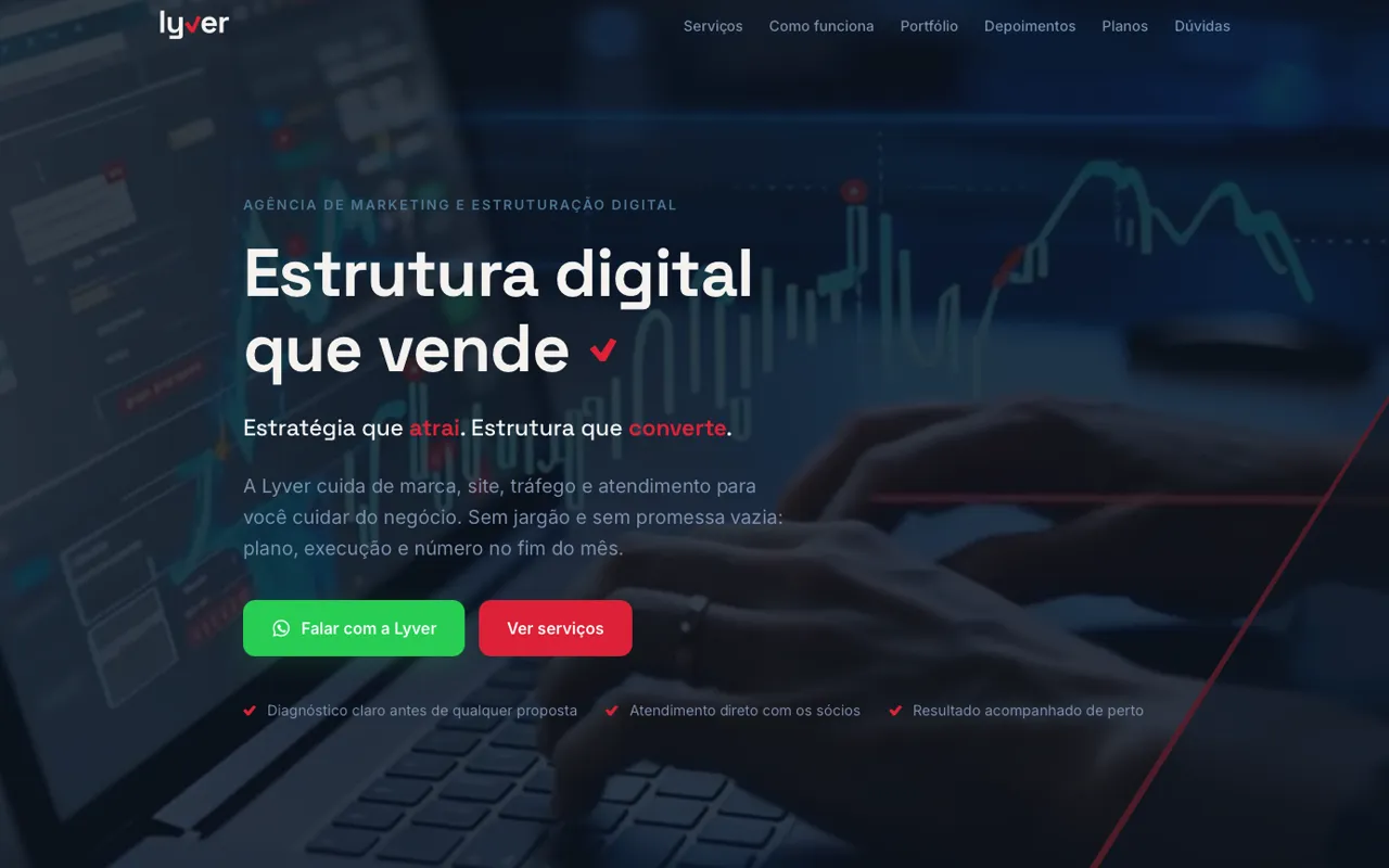 Identidade visual e brand book da Lyver